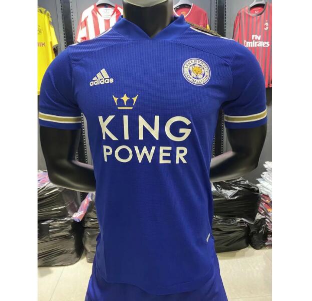 Leicester City Home Kit Soccer Jersey Player Version 2020/21